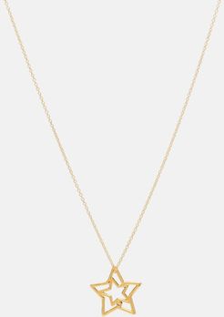 Estrella Brilliante 9kt gold necklace