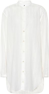 Oversized cotton shirt