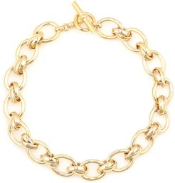 18kt gold-plated chain necklace