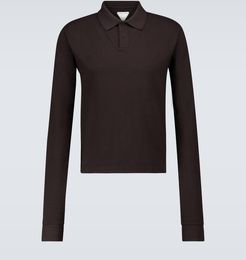 Long-sleeved polo shirt