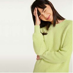 Marled Sweater, Green (Size XS)