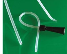 Catetere uretrale nelaton femminile ch14 lunghezza 40cm. prodotto in pvc medicale con punta distale