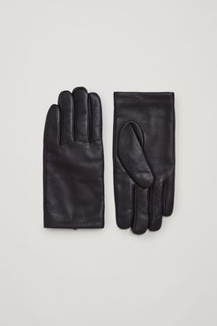 CASHMERE LINED LEATHER GLOVES