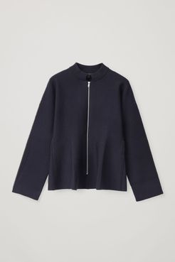 COTTON STRUCTURED ZIP UP JACKET