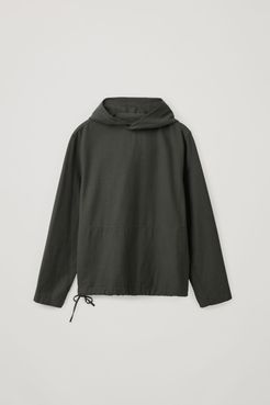 DRAWSTRING COTTON-MIX HOODIE