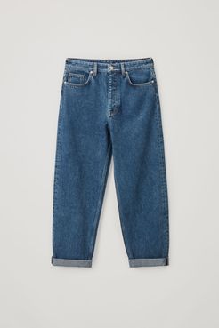 ORGANIC COTTON TAPERED LEG JEANS