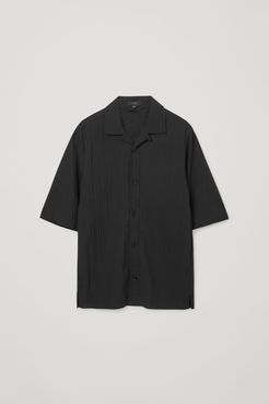 SHORT-SLEEVE SEERSUCKER OVERSHIRT