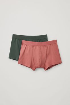 2-PACK ORGANIC-COTTON BOXER BRIEFS