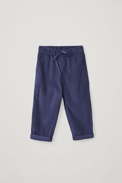 COTTON RELAXED CORDUROY PANTS