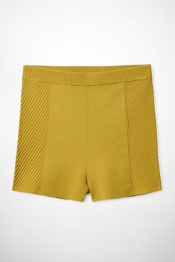 RIBBED CYCLING SHORTS