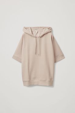 WAFFLE SHORT-SLEEVE HOODIE