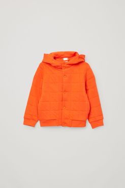 ORGANIC COTTON QUILTED HOODIE