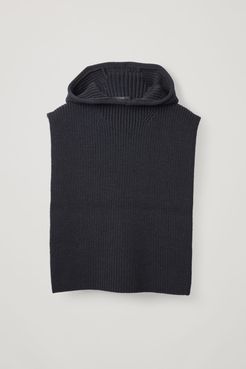 WOOL HOODED BIB