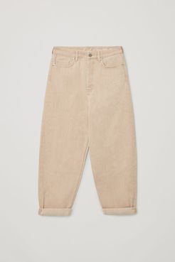 ORGANIC COTTON TAPERED LEG JEANS