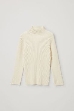 ORGANIC COTTON RIBBED CHENILLE SWEATER