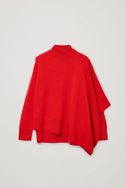 MERINO WOOL HYBRID CAPE