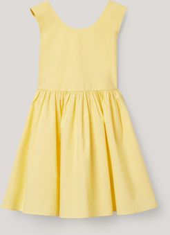 SLEEVELESS COTTON DRESS