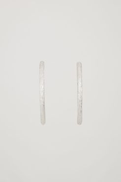 STERLING SILVER TEXTURED EARRINGS