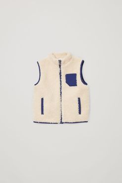 TEDDY ZIP-UP GILET