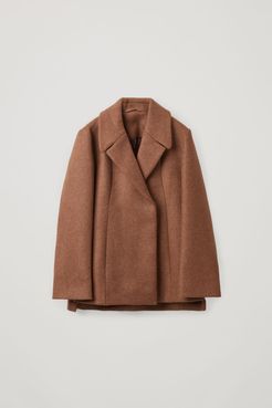 ALPACA-WOOL MIX SHORT COAT