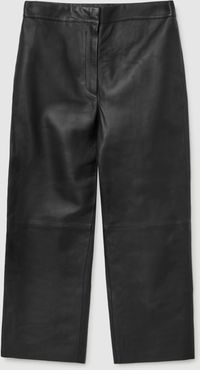 STRAIGHT LEATHER PANTS