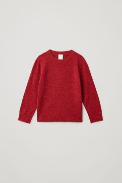 MERINO WOOL SPECKLED KNIT JUMPER