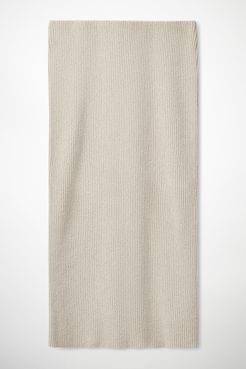 RIBBED KNITTED SKIRT