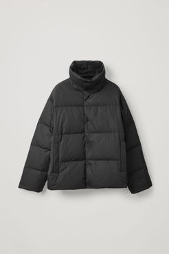 DOWN FILLED SHORT PUFFER JACKET