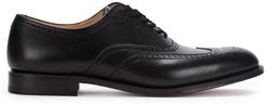 Berlin black leather brogues