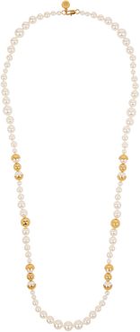 Swarovski faux pearl necklace