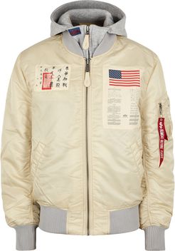 MA-1 D-Tec Blood Chit bomber jacket