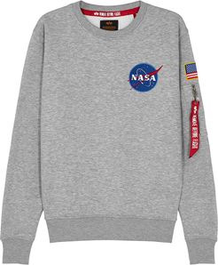 Space Shuttle grey cotton-blend sweatshirt