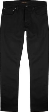 Grim Tim slim-leg black denim jeans