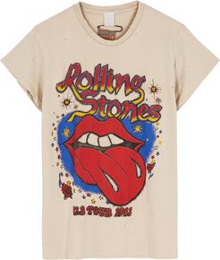 Rolling Stones printed cotton T-shirt