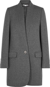 Bryce grey wool-blend coat