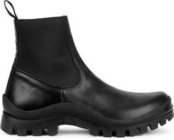 Catania 25 black leather Chelsea boots