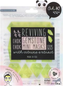 Chok Chok Citrine Gemstone Mini Masks