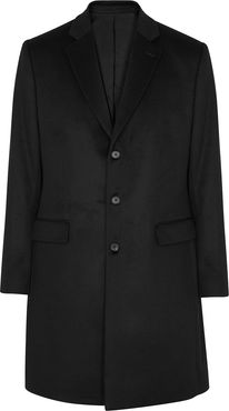 Donnie black wool coat