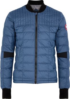 Dunham blue quilted shell jacket