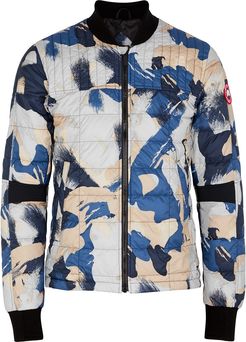 Dunham printed quilted shell jacket