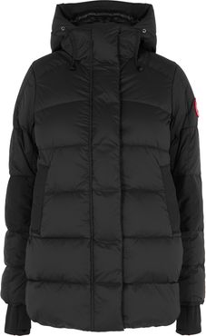 Alliston black quilted shell jacket