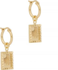 X Estée Lalonde 18kt gold-plated hoop earrings