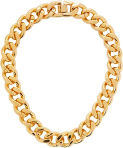 Armure gold-plated chain necklace