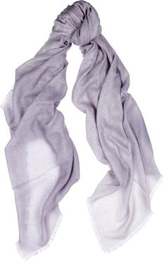 Lilac embellished cashmere scarf