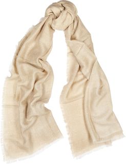 Sand embellished cashmere scarf