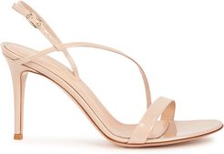 Vernice 85 blush patent leather sandals