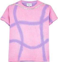 Sporty Spice tie-dyed cotton T-shirt