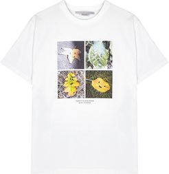 Faces In Places printed cotton T-shirt