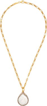 Baroque Pearl 18kt gold-plated necklace