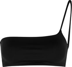 Laguna black one-shoulder bikini top
